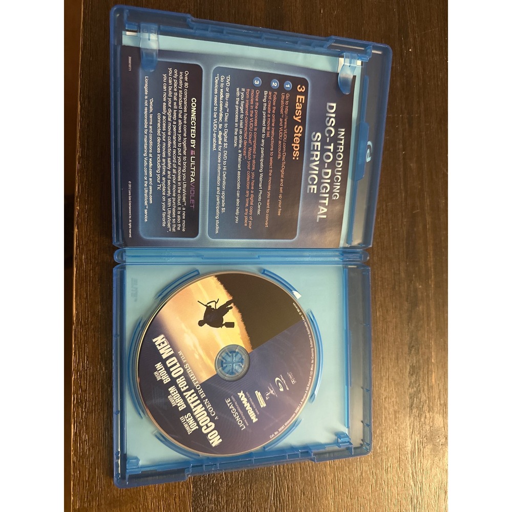 No Country for Old Men Blu-ray Coen Brothers Tommy Lee Jones Javier Bardem 2007 - Picture 3 of 3